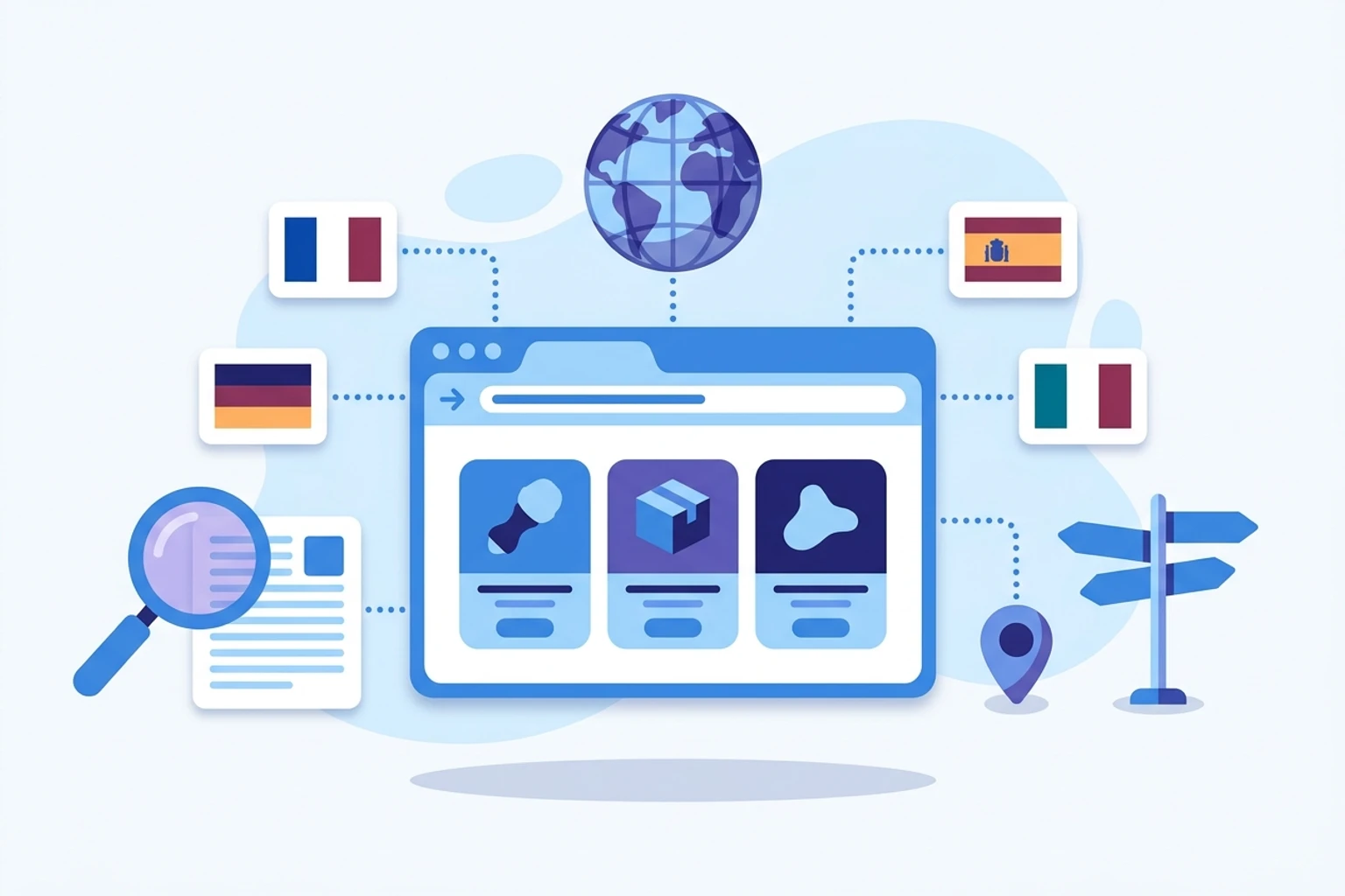 SEO multilingüe en PrestaShop: lo que la tienda hace por usted y lo que no